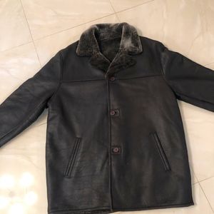 Mens Daniel Cremieux Collection Leather Jacket